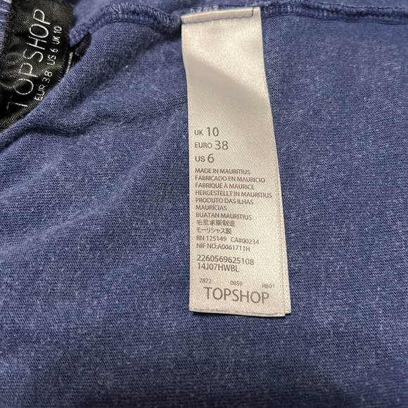 TopShop Denim Cotton Shorts - Picture 4 of 5